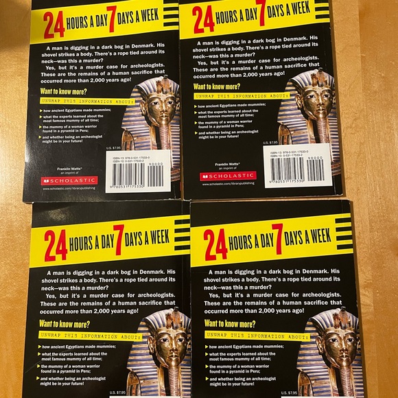 Bundle Lot of 4 MUMMIES UNWRAPPED!:THE SCIENCE OF MUMMY-MAKING 24/7 - Picture 2 of 4